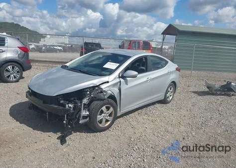 2015 Hyundai Elantra Se z USA, uszkodzony, nr VIN KMHDH4AE3FU329932